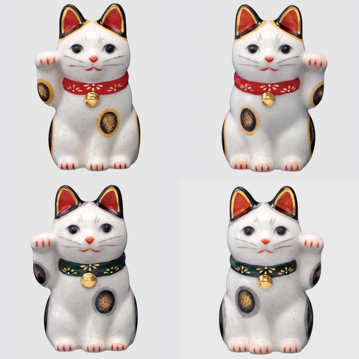 現貨┃BEAMS JAPAN 招財貓節 中外陶園 財富 花紋 右手 左手 招財貓