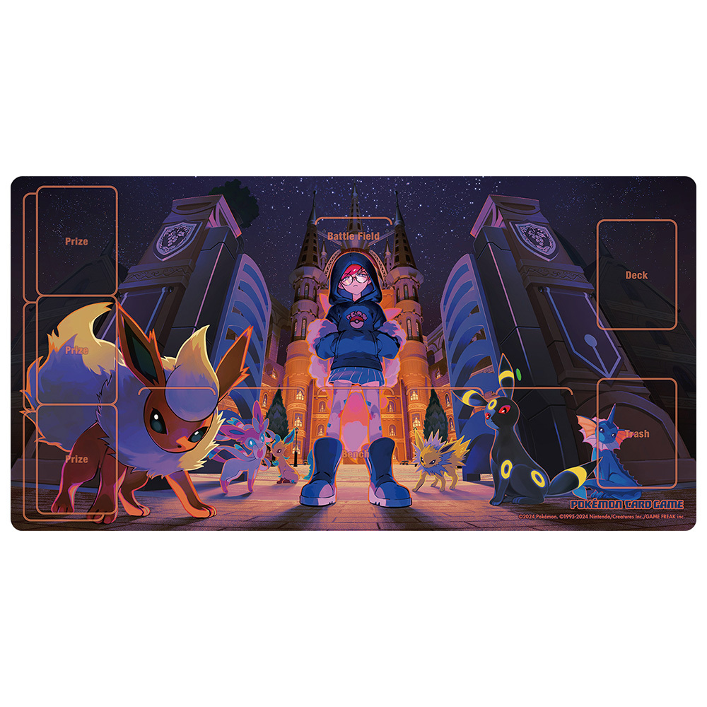 寶可夢橡膠對戰桌墊 -仙后&伊布家族