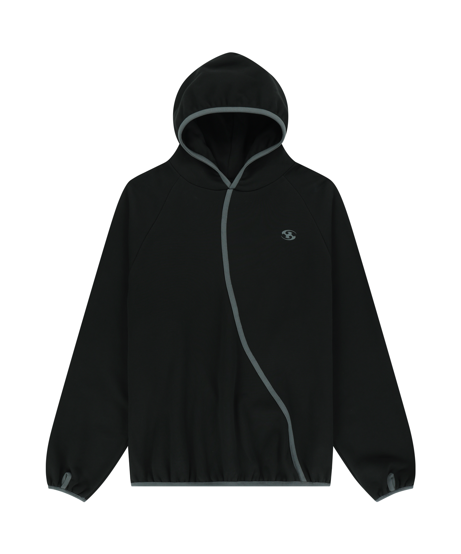 SAN SAN GEAR | TAPED HOODIE BLACK