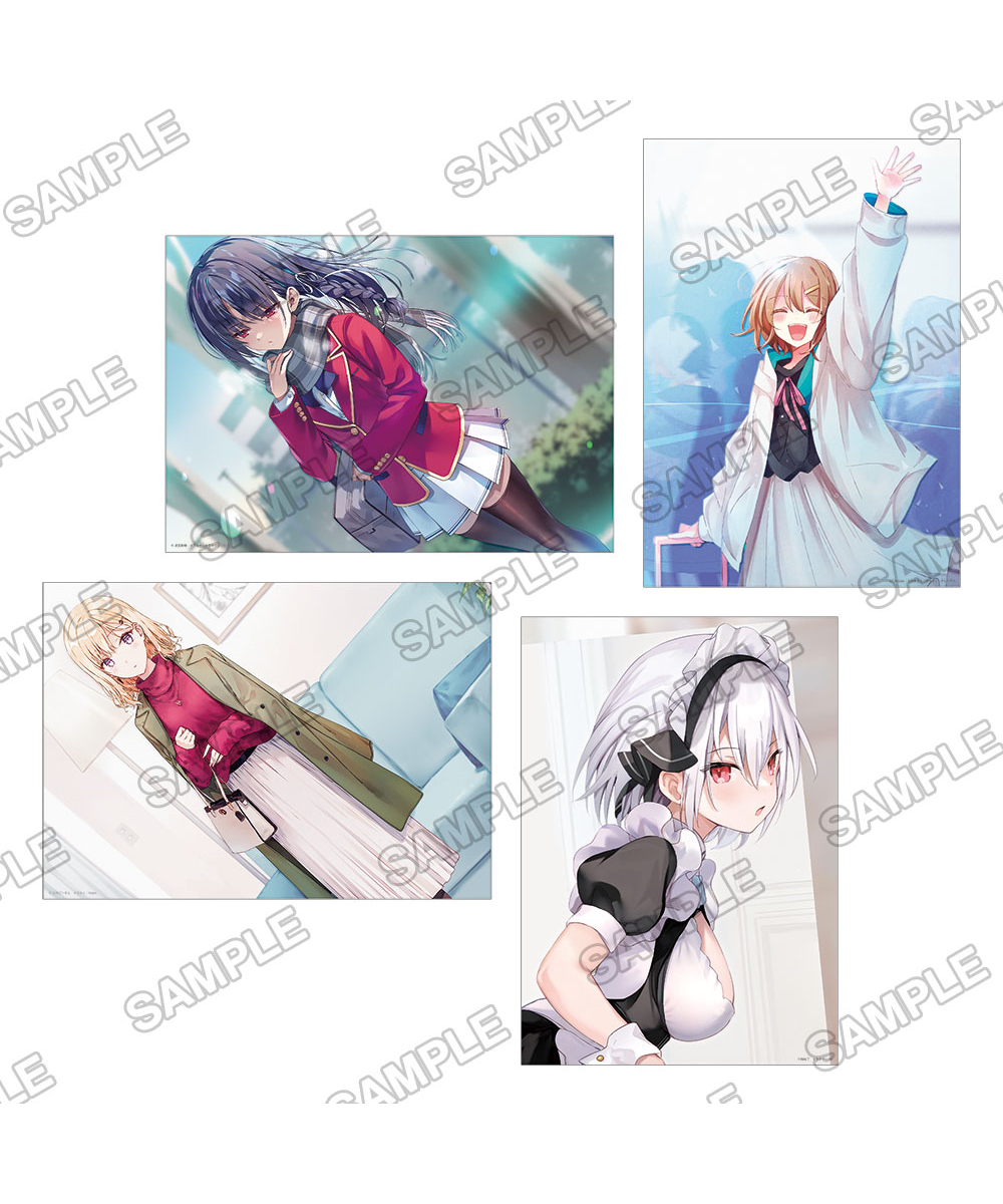 預購-MF文庫J夏之學園祭2024 集換式A4透明海報收藏組（16種）PACK盲盒販售 隨機出貨【日本進口精品】