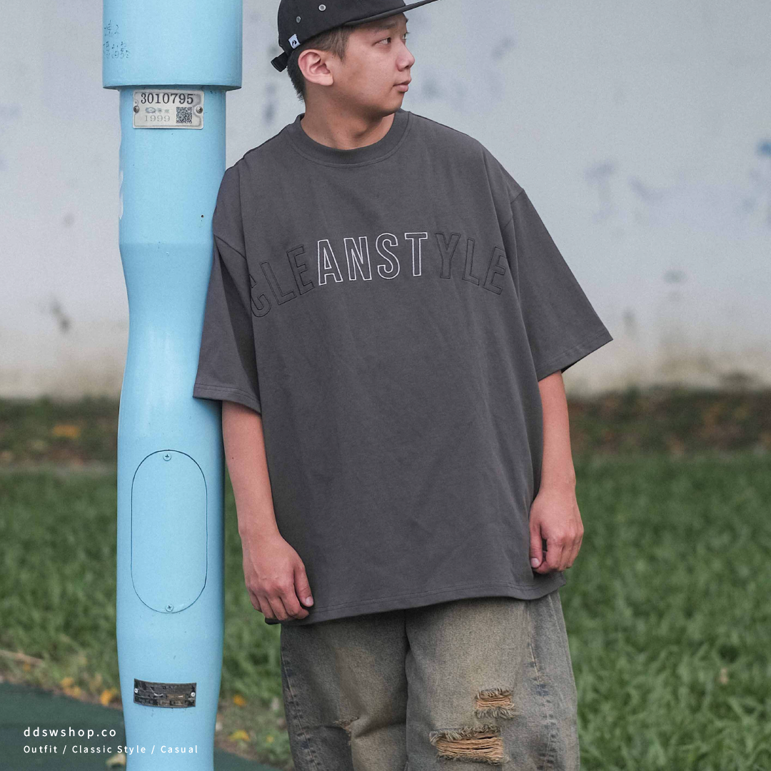 "現貨" ANST CLEANSTYLE of ANST TEE/深灰 AD16.R