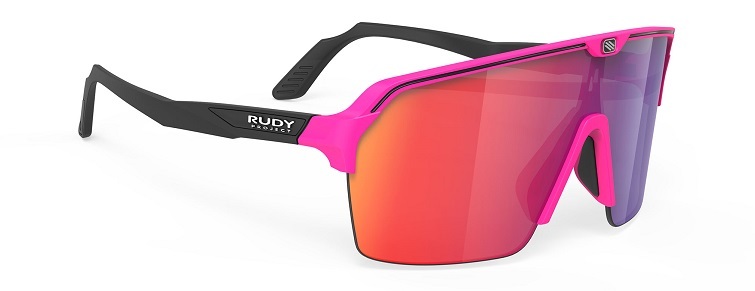 義大利Rudy Project SPINSHIELD AIR 太陽眼鏡 可配近視內視鏡/消光桃紅框PINK FLUO MATTE