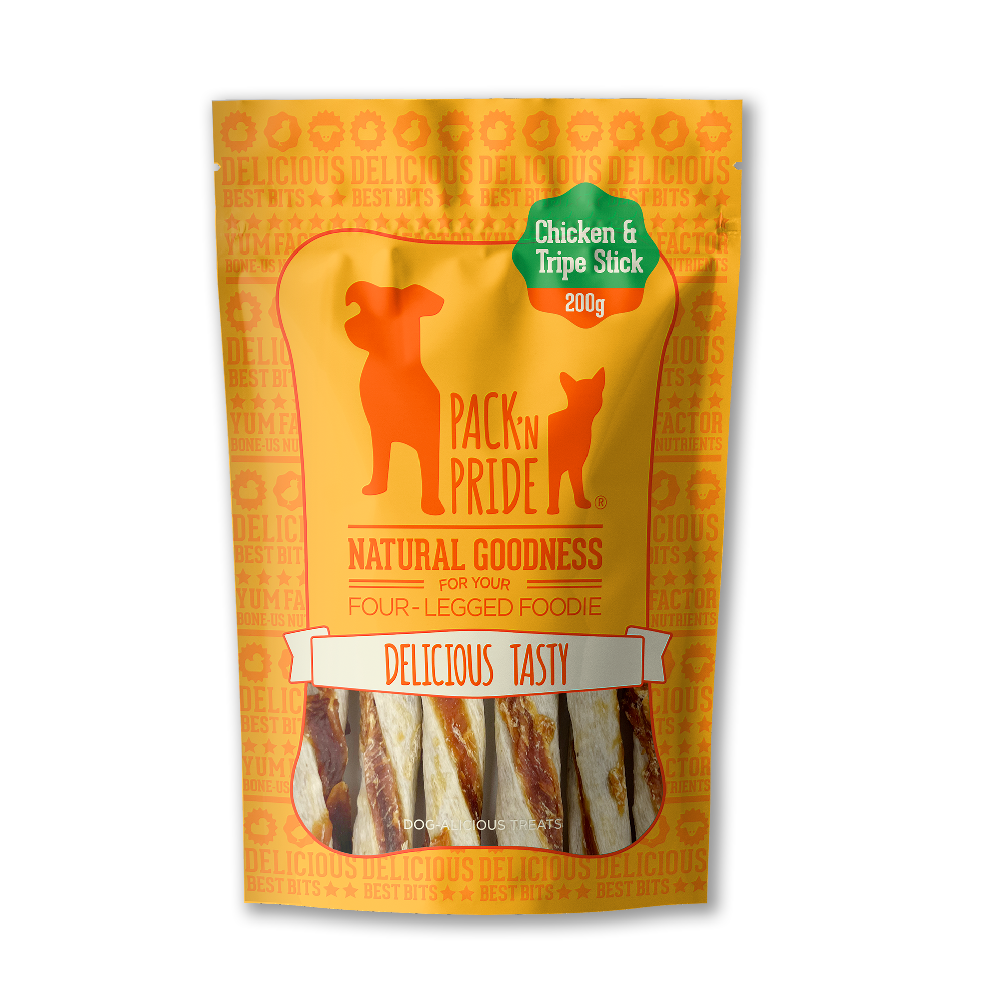 PNR90725- 雞肉扭扭棒 (200g) 狗小食