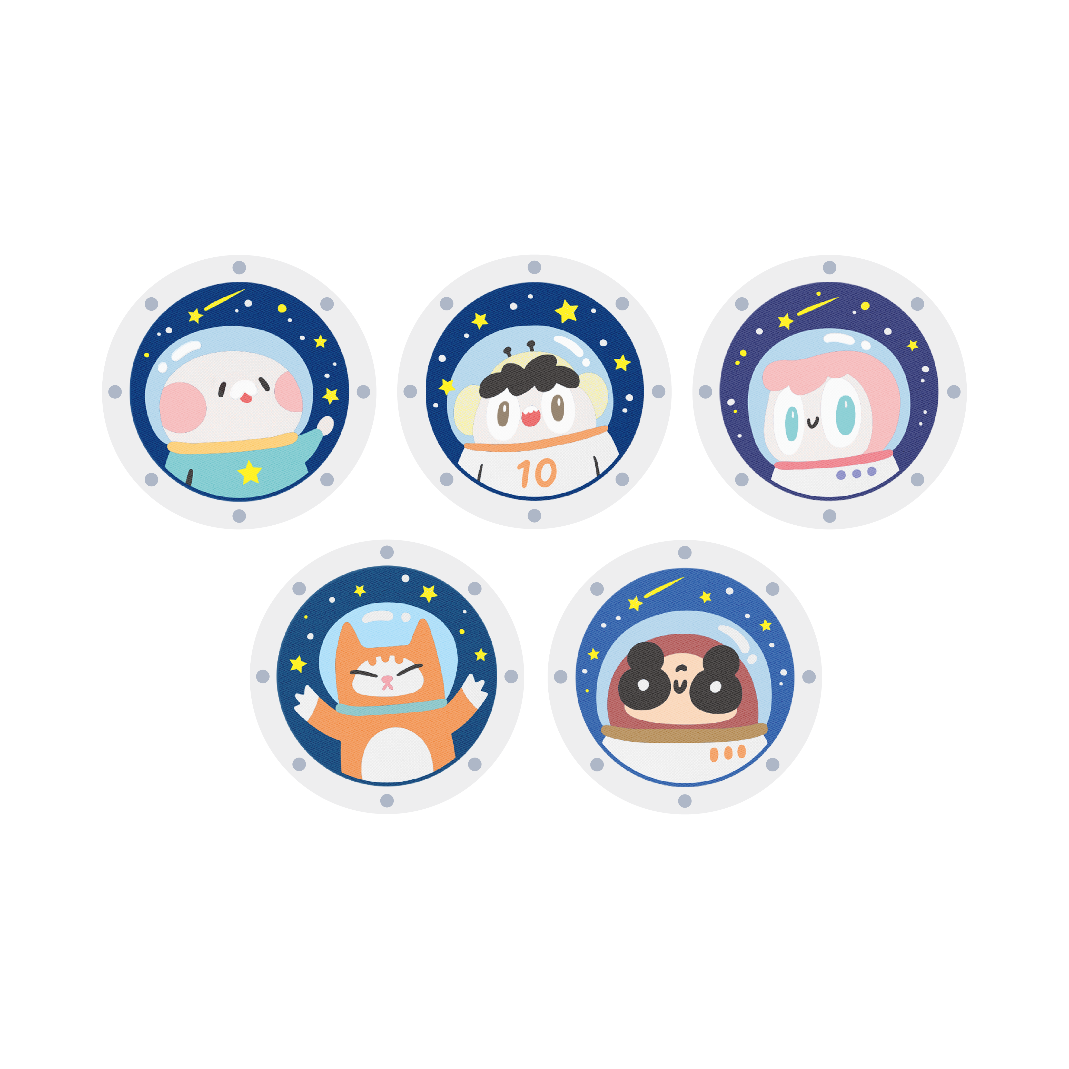 鹿人宇宙戰隊刺繡徽章盲包-不挑款隨機出貨