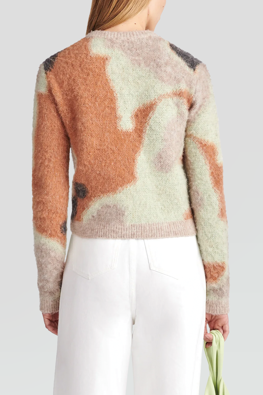 Nanushka｜FANNI 圓領提花針織上衣