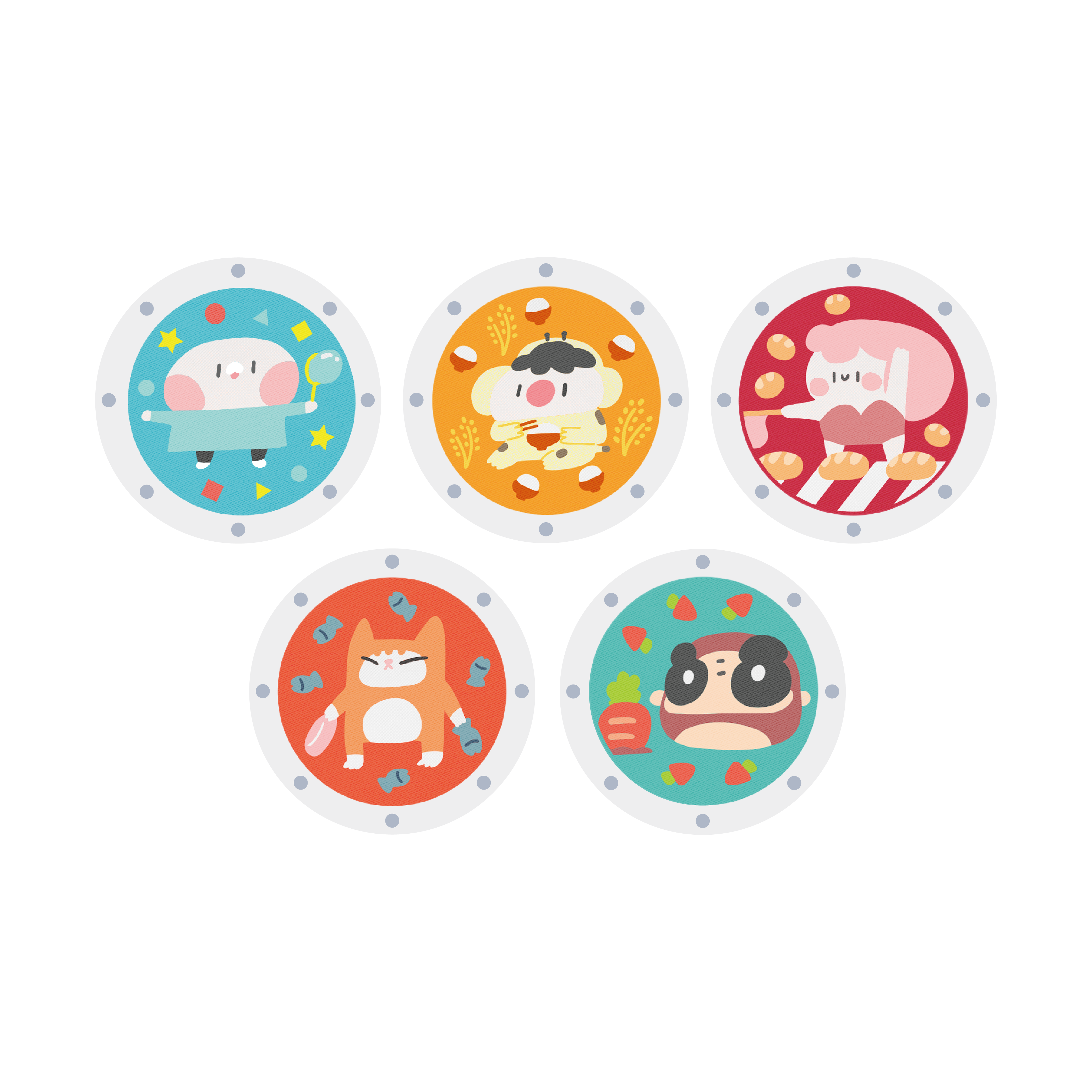 鹿人日常刺繡徽章盲包-不挑款隨機出貨