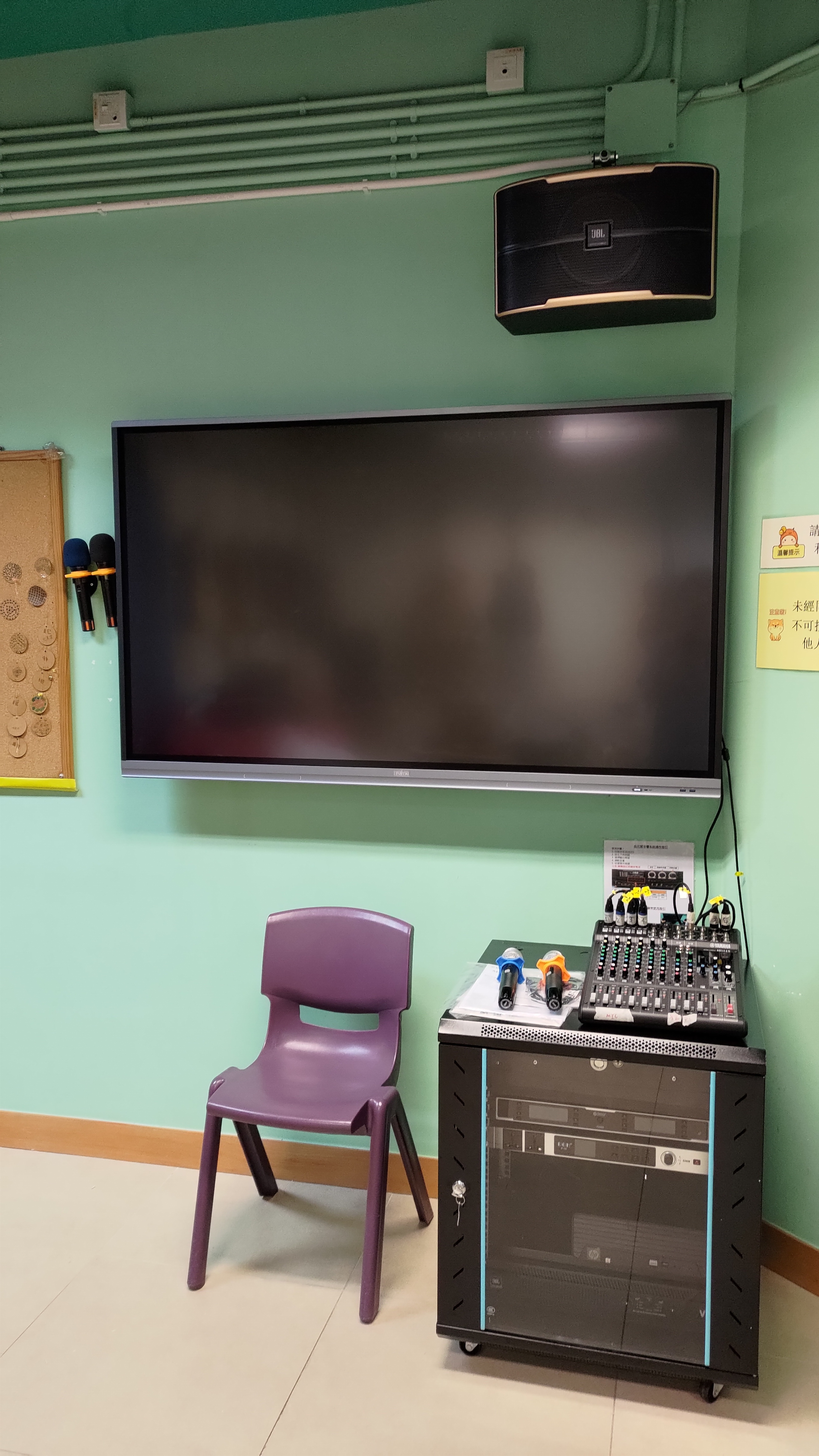 音響安裝：社區中心音樂室
