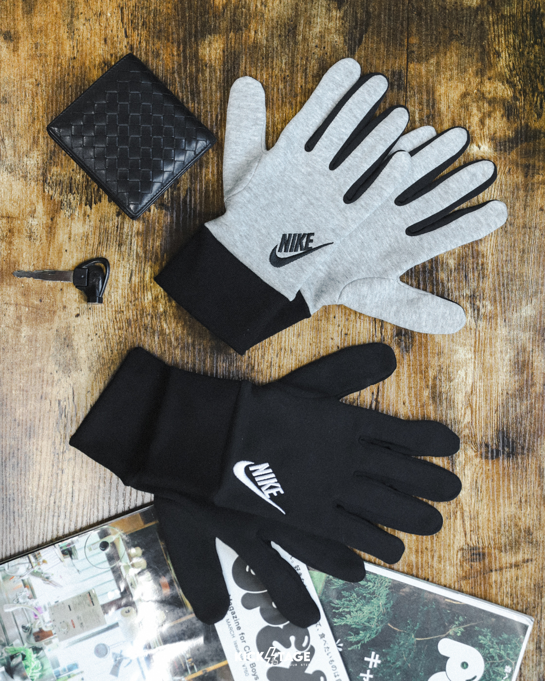 NIKE CLUB FLEECE 2.0 GLOVES 黑色 灰色 小標 可觸控屏幕 保暖 防風 機車手套【DX7066】