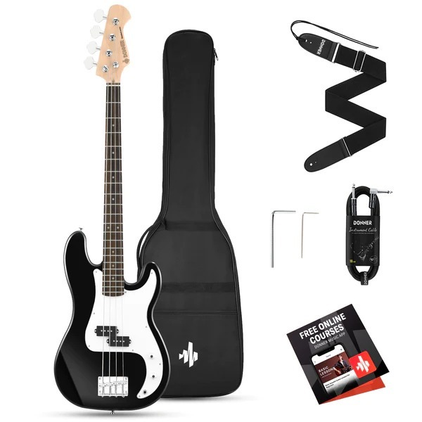 DONNER DPB-510 bass 黑色 電貝斯 含配件