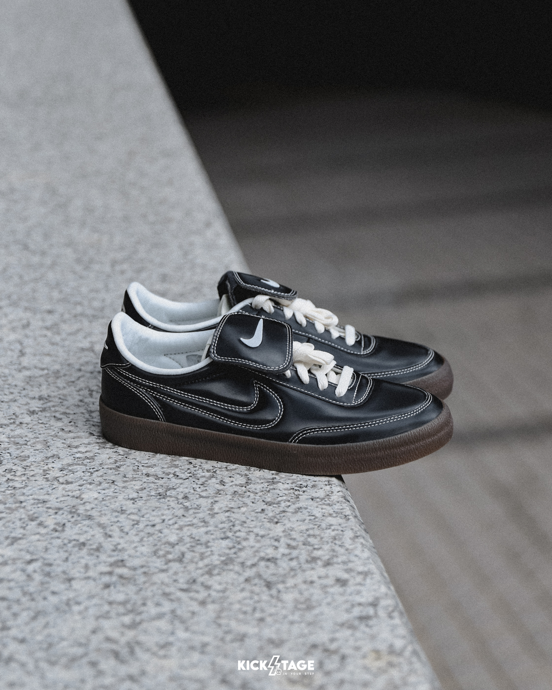 <連線代購商品>男女鞋 NIKE KILLSHOT 2 PRM 德訓鞋 黑色 黑皮革 低筒休閒鞋【HQ3489-010】