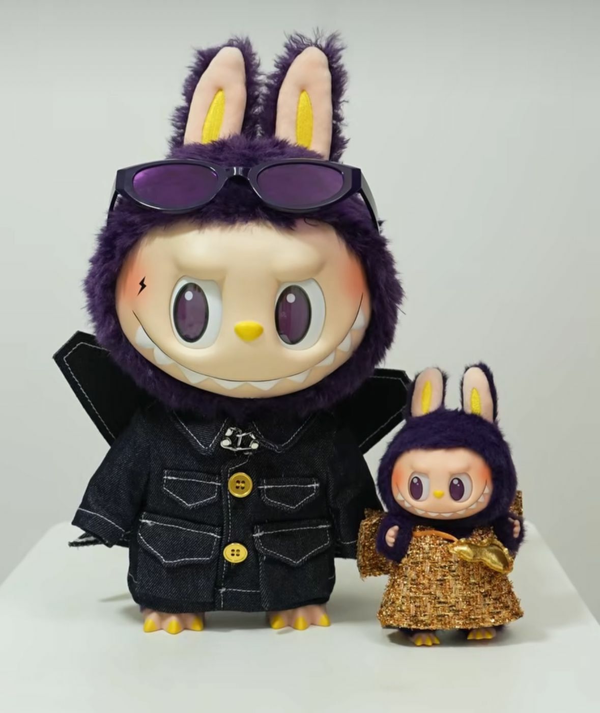 (Set of 2)LABUBU x PRONOUNCE - WINGS OF FORTUNE 搪膠毛絨吊卡+ 搪膠毛絨公仔 (POPMART)