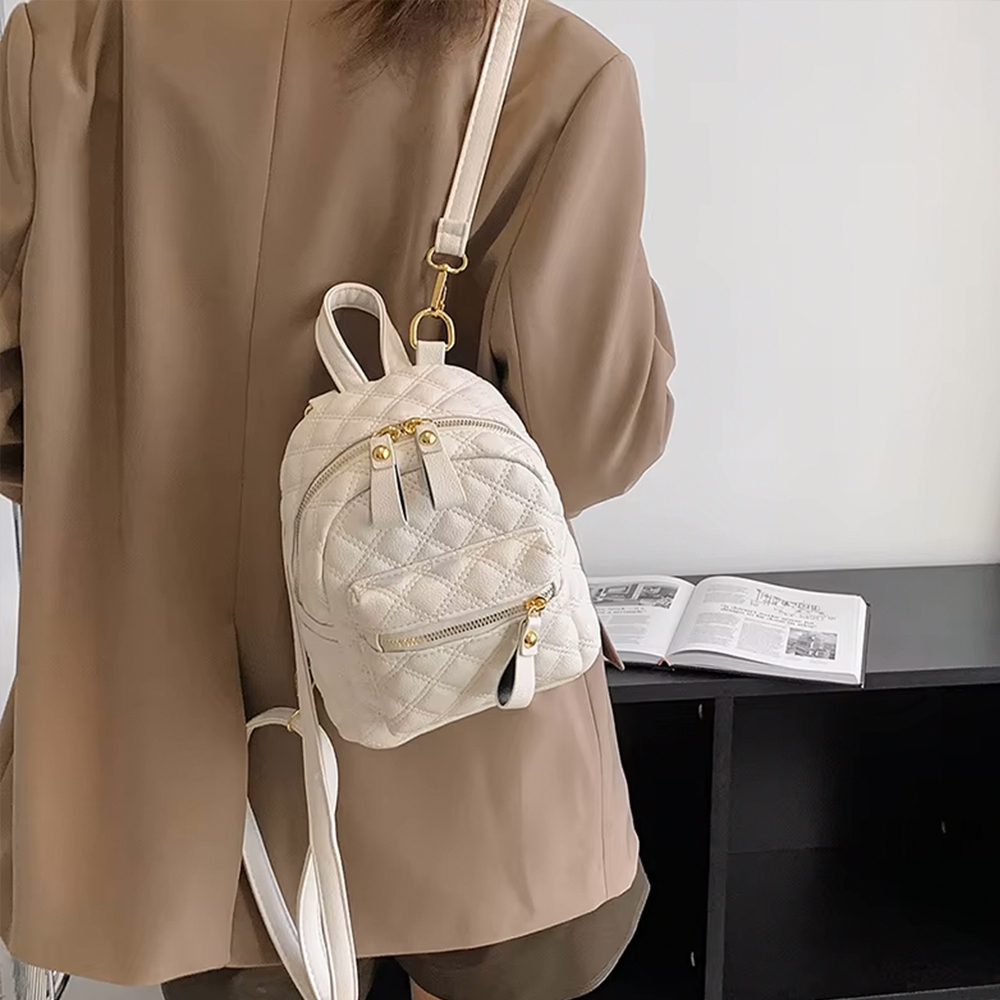 【Tory Barley 托里巴利】TRR-C035-1 白色 立體 菱格 迷你包