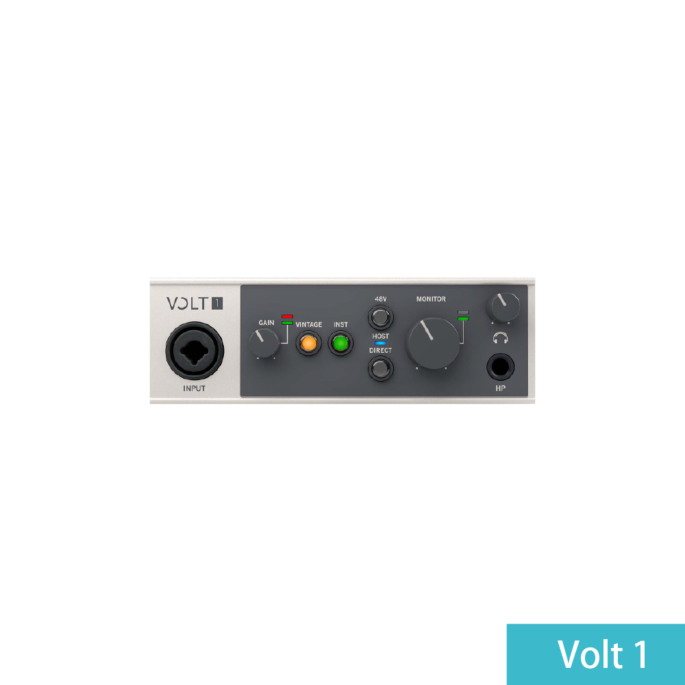 <台灣代理公司貨>Universal Audio <台灣代理公司貨>Universal Audio / Volt系列 TYPE-C 錄音介面 (Mac/IOS/PC可用)(最大4-in/4-out)(Volt1/Volt2/Volt4) 第 5 張圖片｜三峽錄音 / 音響