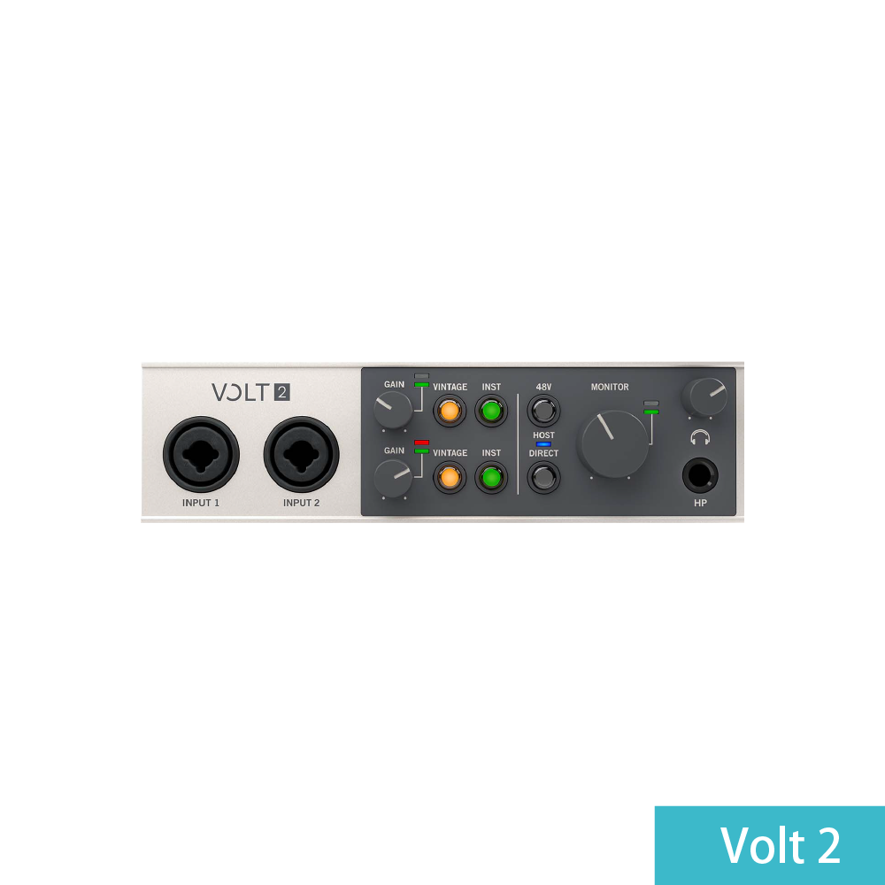 <台灣代理公司貨>Universal Audio <台灣代理公司貨>Universal Audio / Volt系列 TYPE-C 錄音介面 (Mac/IOS/PC可用)(最大4-in/4-out)(Volt1/Volt2/Volt4) 第 6 張圖片｜三峽錄音 / 音響
