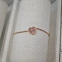 [S] MICHAEL KORS MKJH0006B791 MK BLING BLING HEART BRACELET,ROSEGOLD, 796483654662 (SMK998)