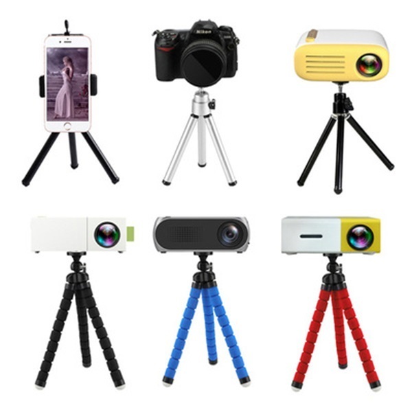 B&C Korea home projector 6.0MM portable mini tripod bendable bracket mobile phone camera camera tripod (B0212)