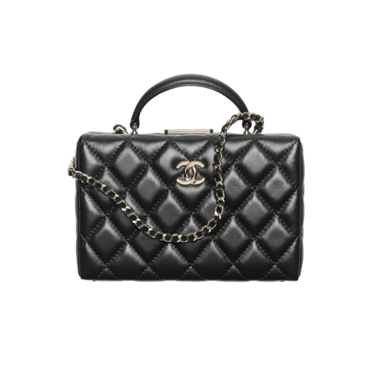 CHANEL 小型小羊皮 盒子袋