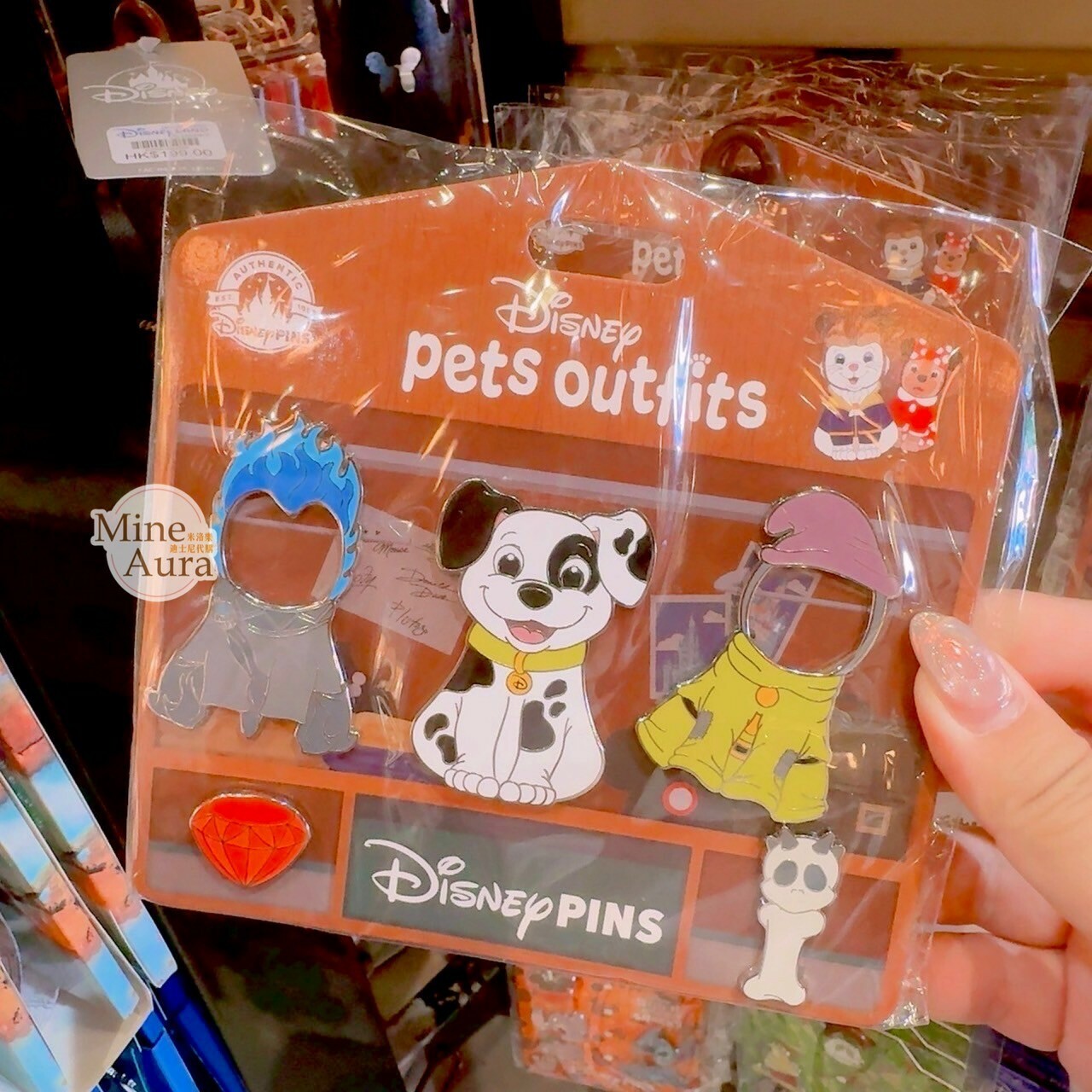 Pet outfits 系列 101忠狗 One Hundred and One Dalmatians 徽章 PIN -香港迪士尼樂園