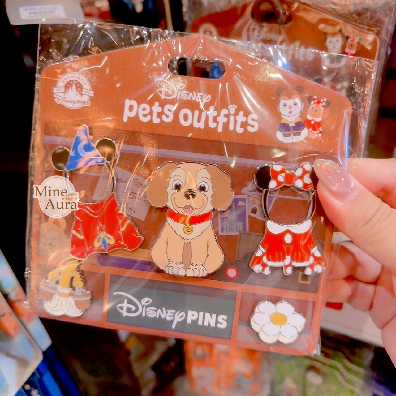 Pet outfits 系列 小姐與流氓 Lady and the Tramp 徽章 PIN -香港迪士尼樂園