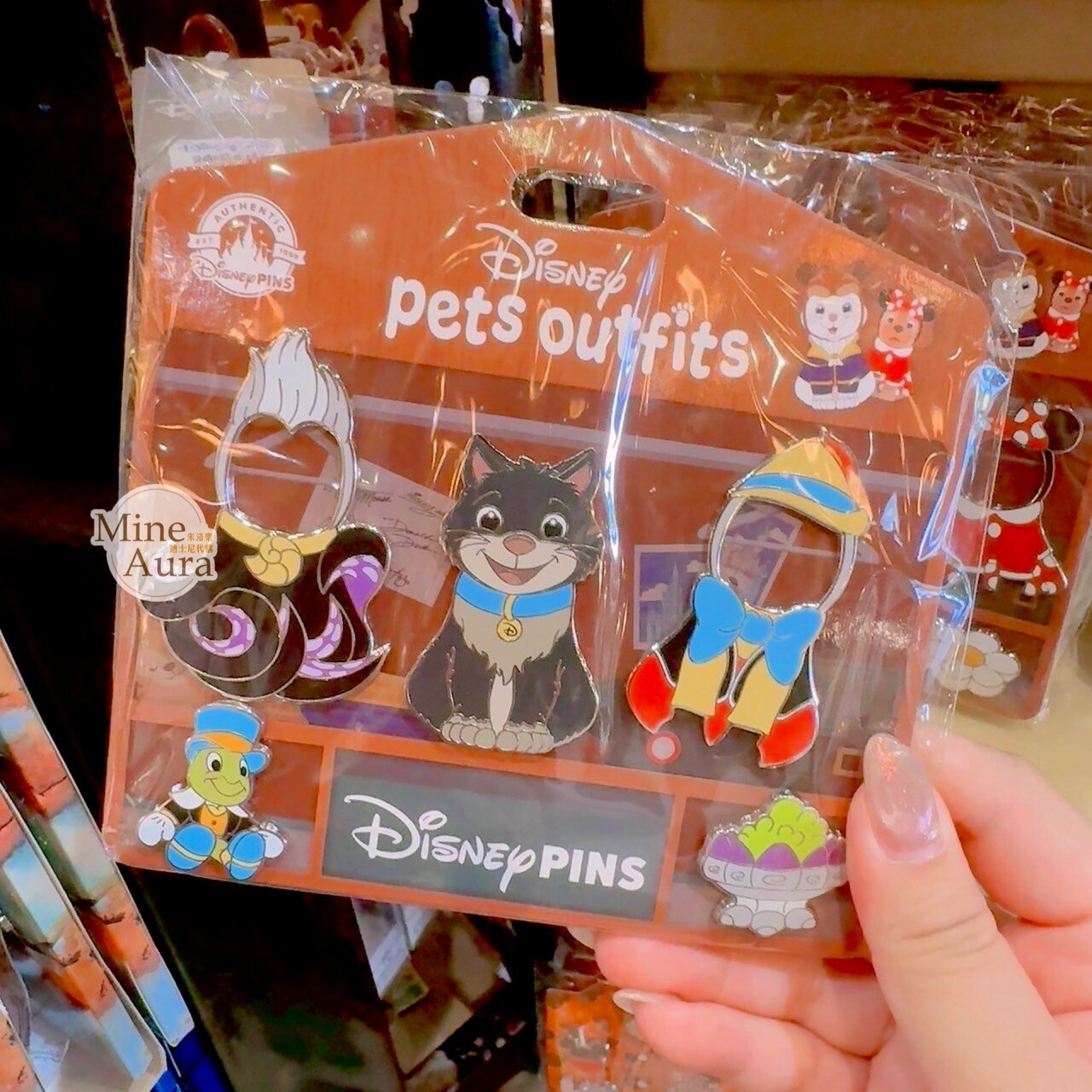 Pet outfits 系列 費加洛 Figaro the Cat 徽章 PIN 木偶奇遇記 皮諾丘 Pinocchio -香港迪士尼樂園
