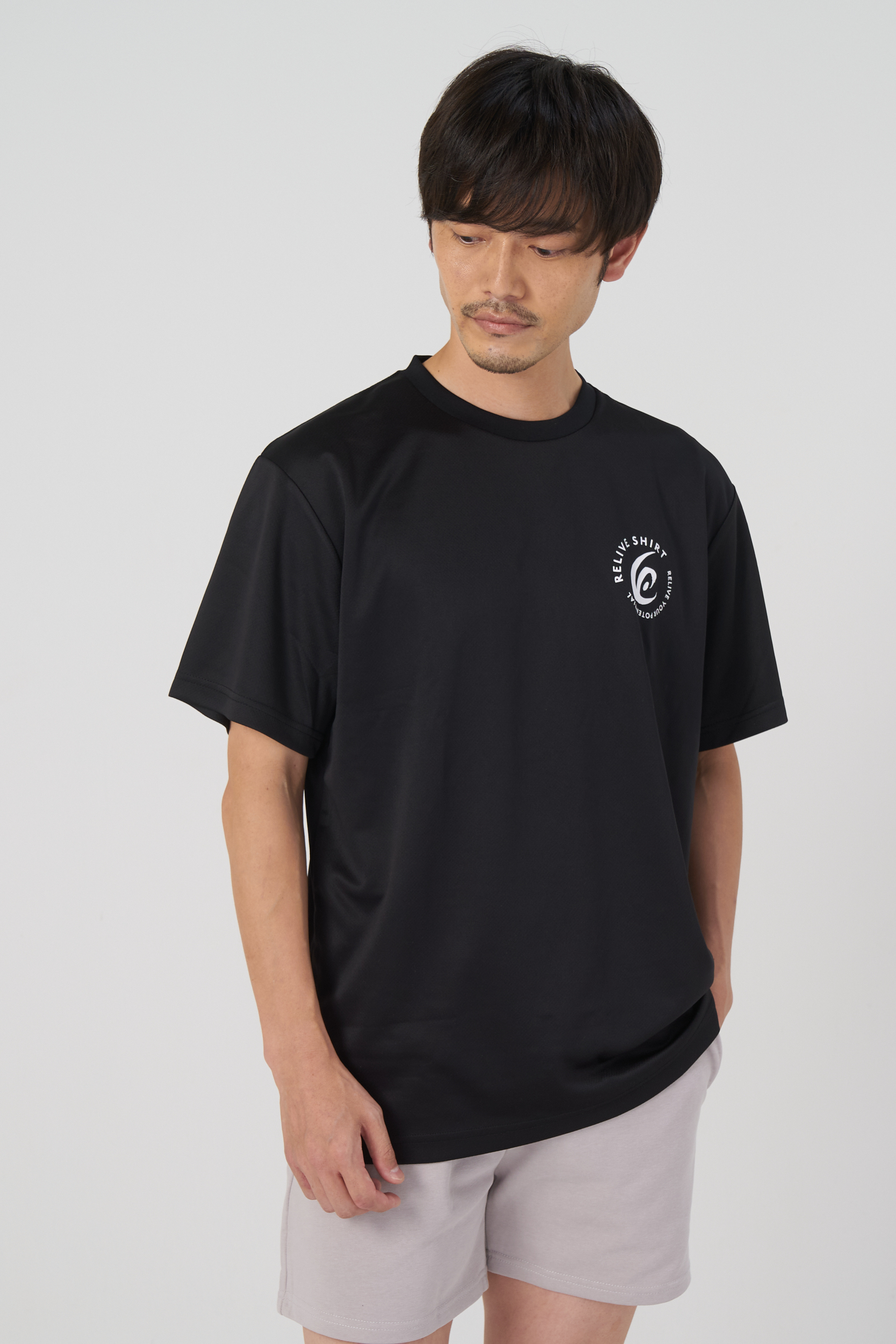 【黑電氣石】涼感抗UV 運動短袖｜男女通用