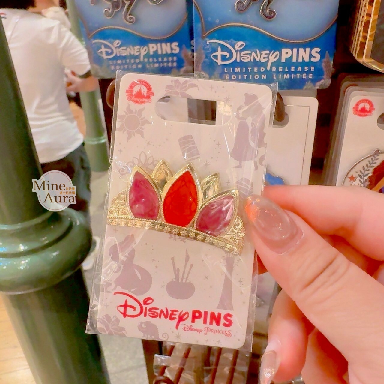 長髮公主 樂佩 Rapunzel 皇冠造型 徽章 PIN 魔髮奇緣 Tanglede -香港迪士尼樂園