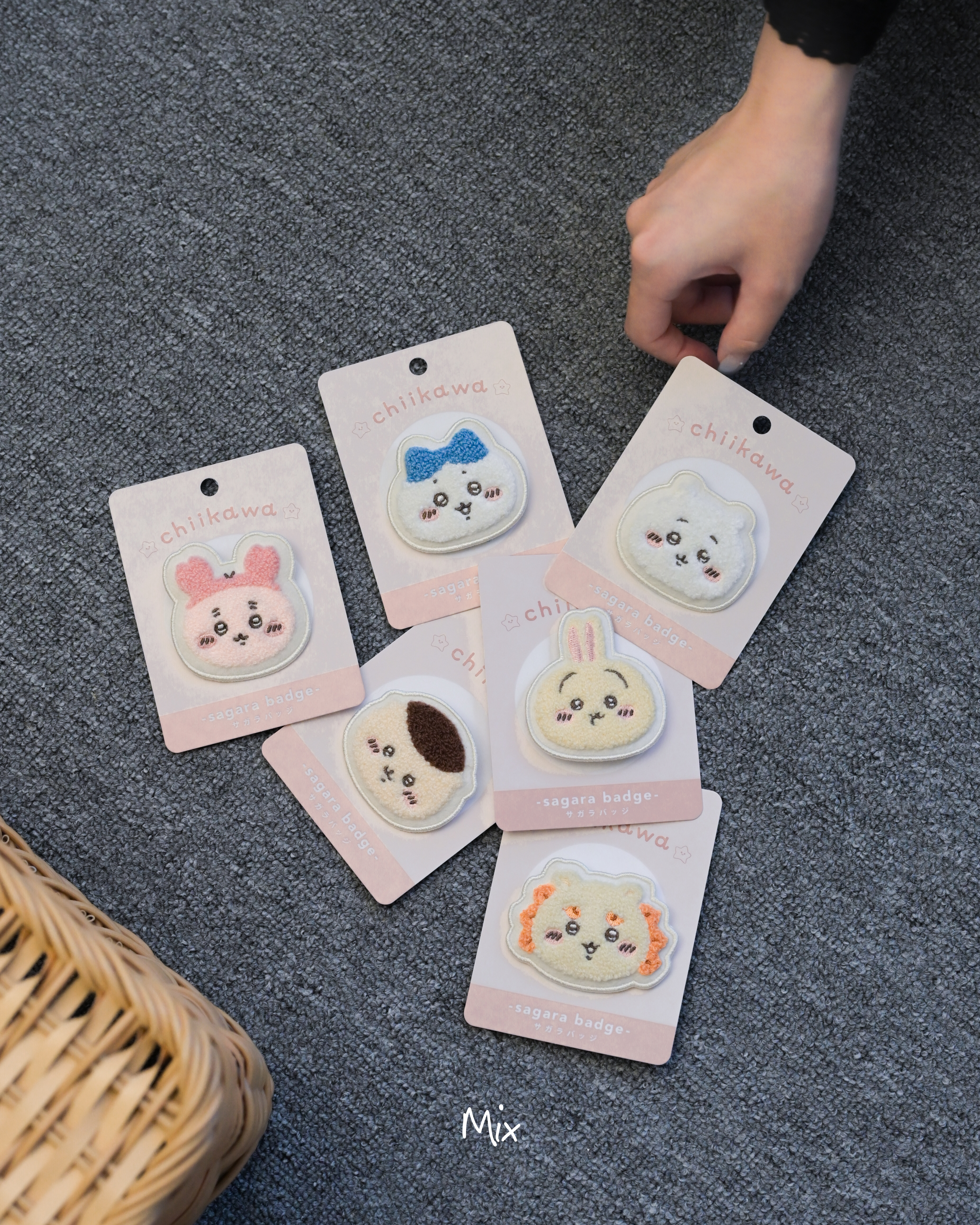 iSNEAKERS｜日本 Chiikawa 吉伊卡哇 絨毛 胸針 別針