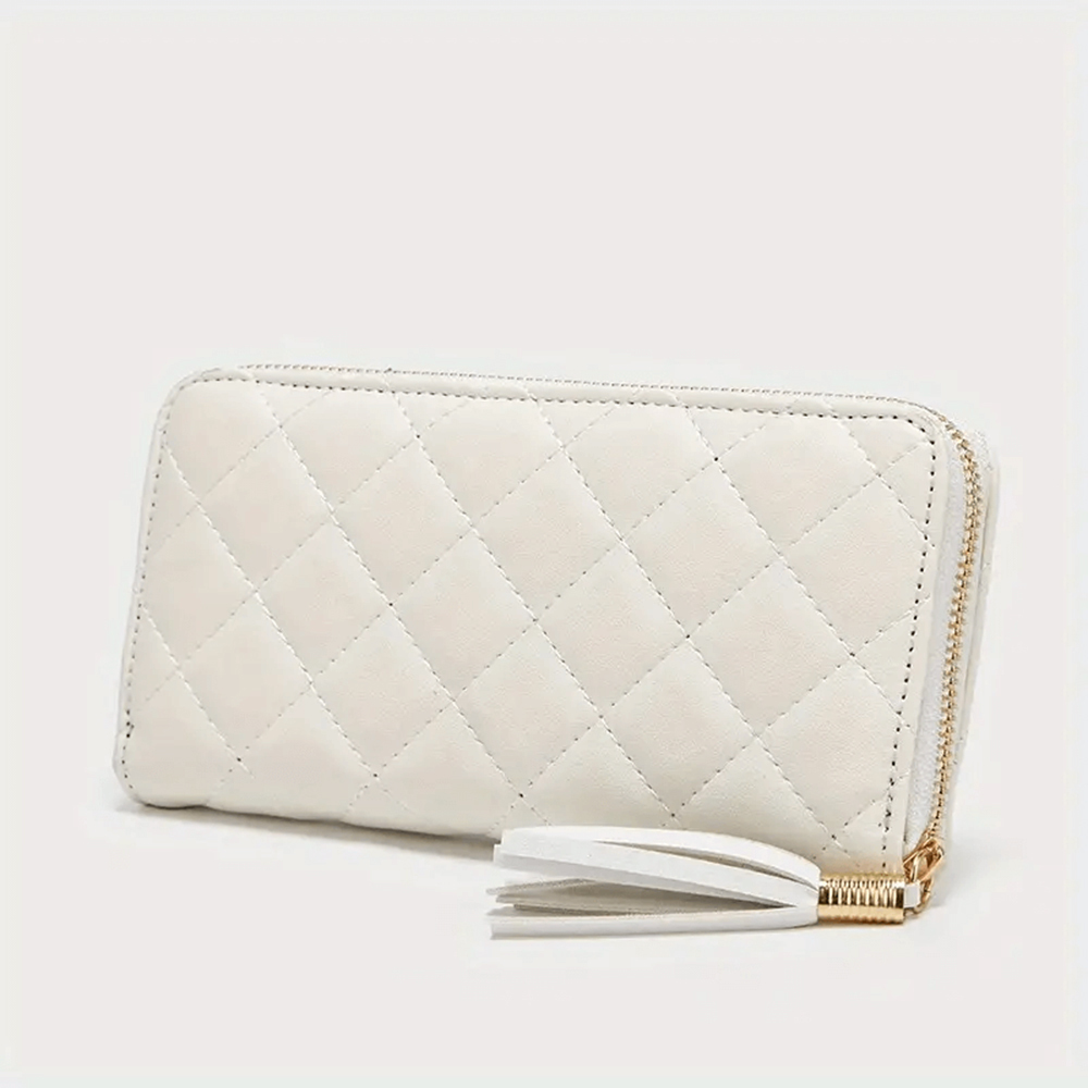 【Tory Barley 托里巴利】TRR-C016 菱格 壓紋 拉鍊 長夾