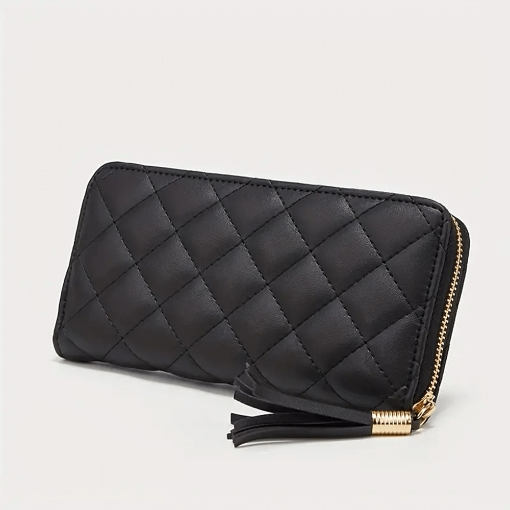 【Tory Barley 托里巴利】TRR-C016 菱格 壓紋 拉鍊 長夾