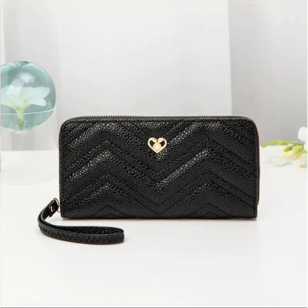 【Tory Barley 托里巴利】TRR-C017 壓紋 愛心 拉鍊長夾