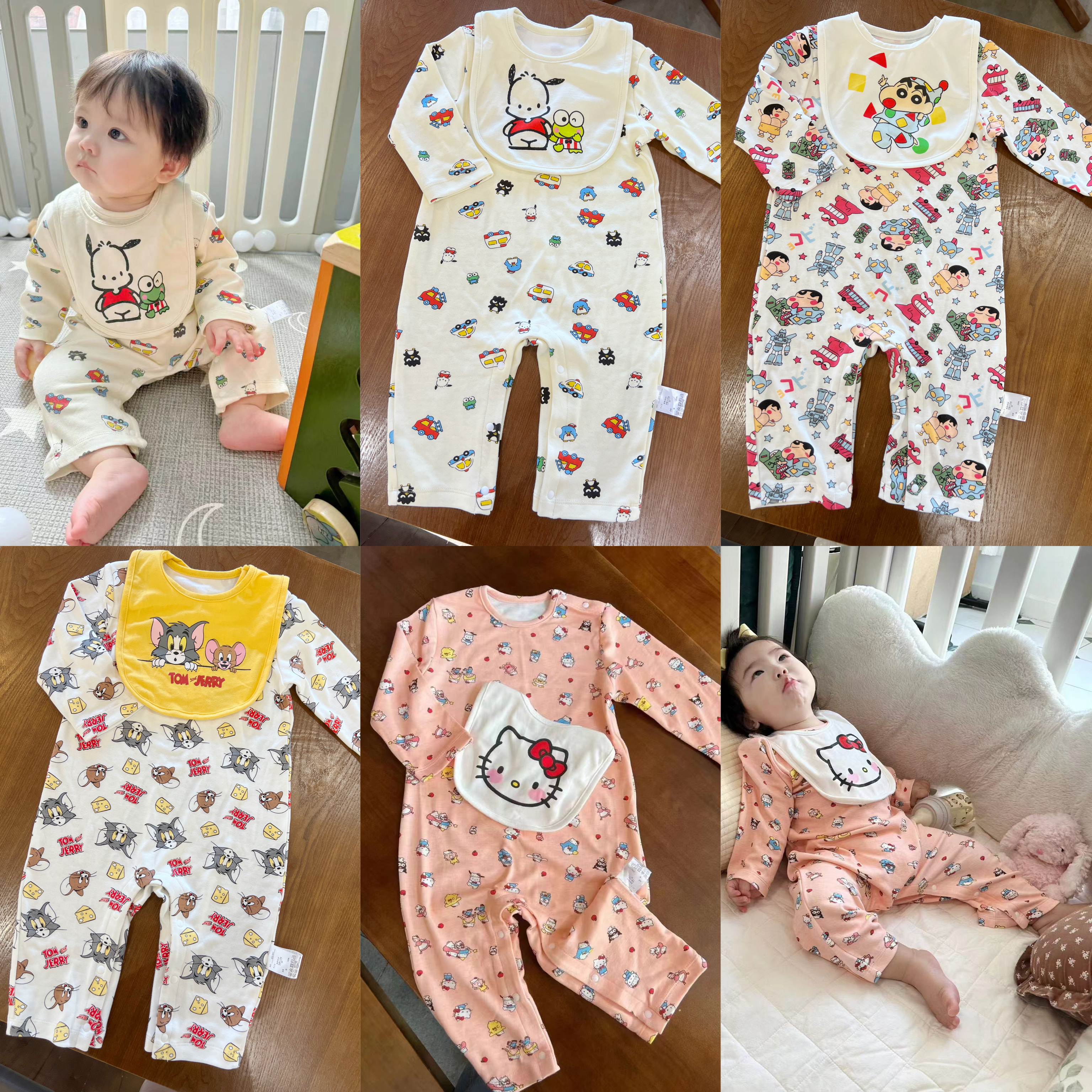 𝐒𝐚𝐧𝐫𝐢𝐨 口水肩連身家居服套裝