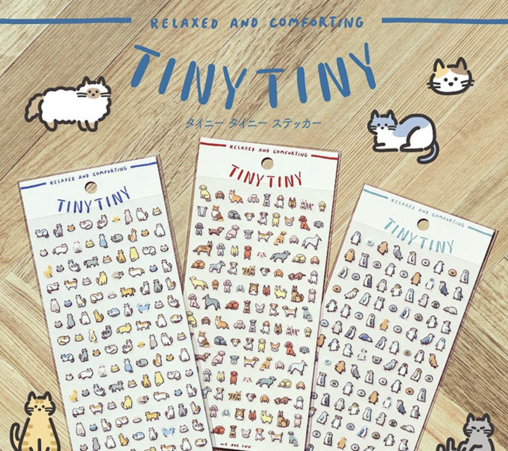 Mindwave |Tiny Tiny 迷你手帳貼紙 透明貼紙