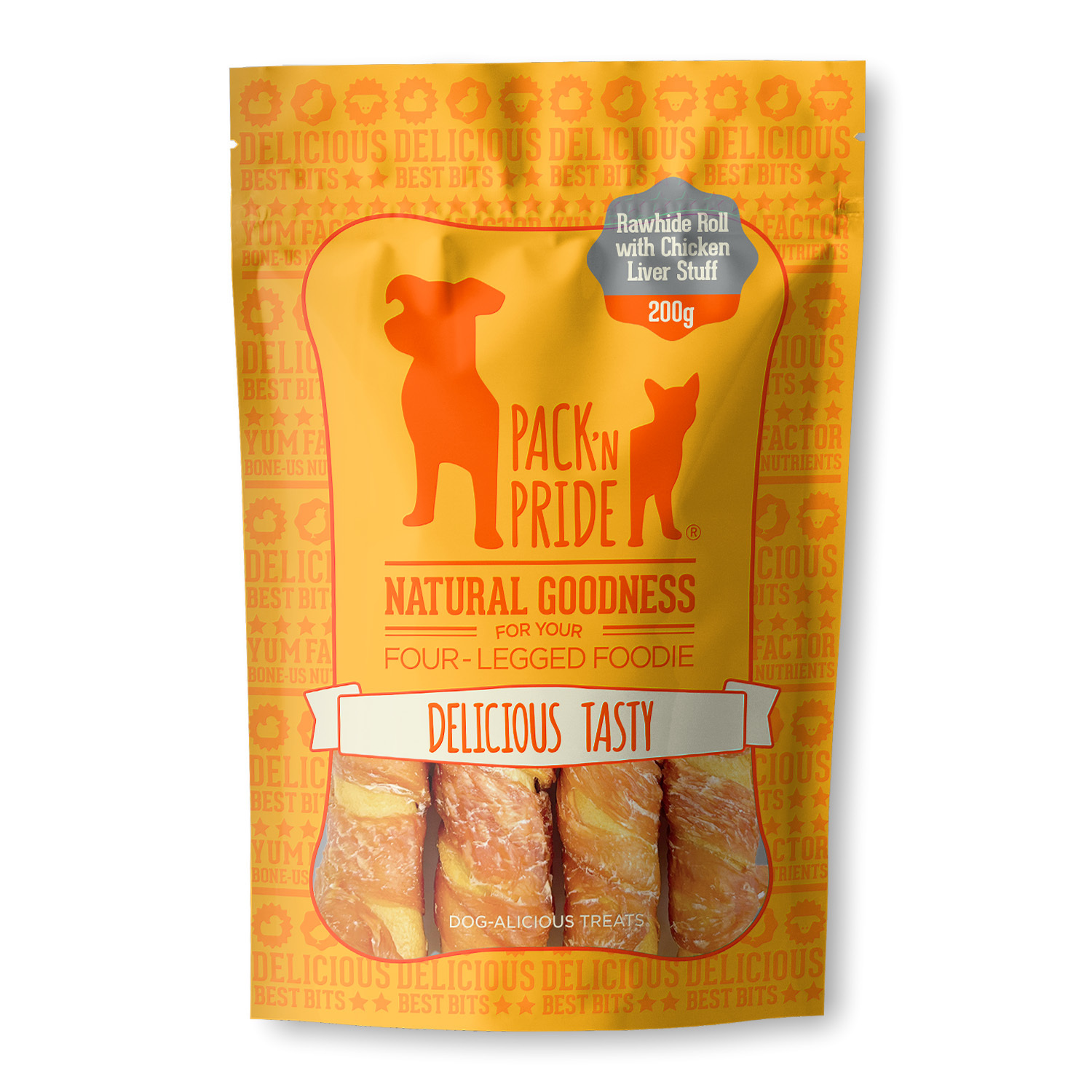 PNR90404- 雞肝卷 (200g) 狗小食