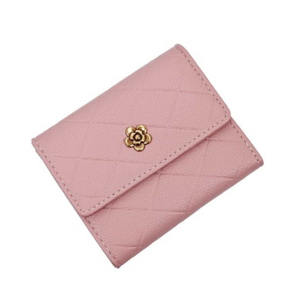 【Tory Barley 托里巴利】TRR-C020 黑色 太陽花 菱格 三折錢包-小