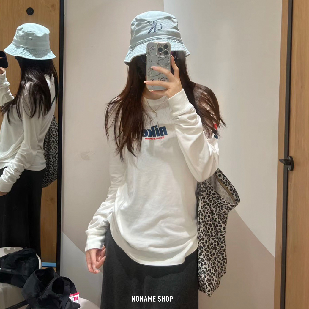 NIKE NSW 72 賽車 字母 LOGO 長袖 兩色 (男款)