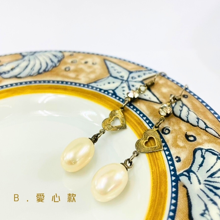 斗六院｜古著珍珠耳環組