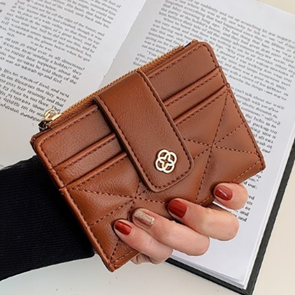 【Tory Barley 托里巴利】TRR-C023  壓紋 多卡位 兩折 錢包-小