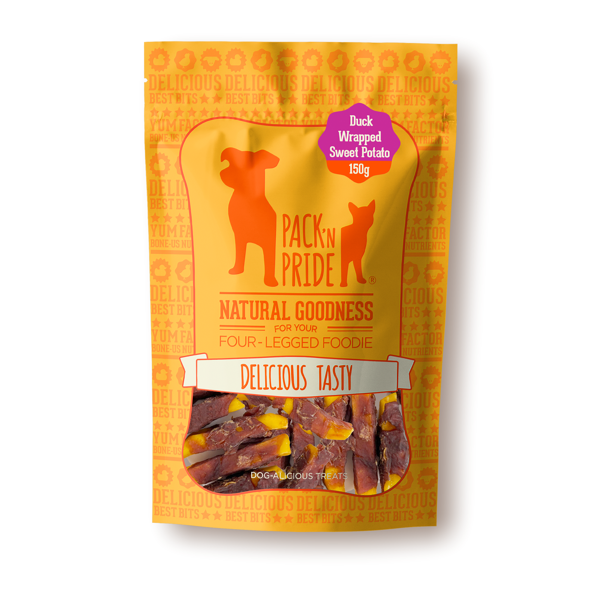 PNR90411- 鴨肉蕃薯條 (150g) 狗小食