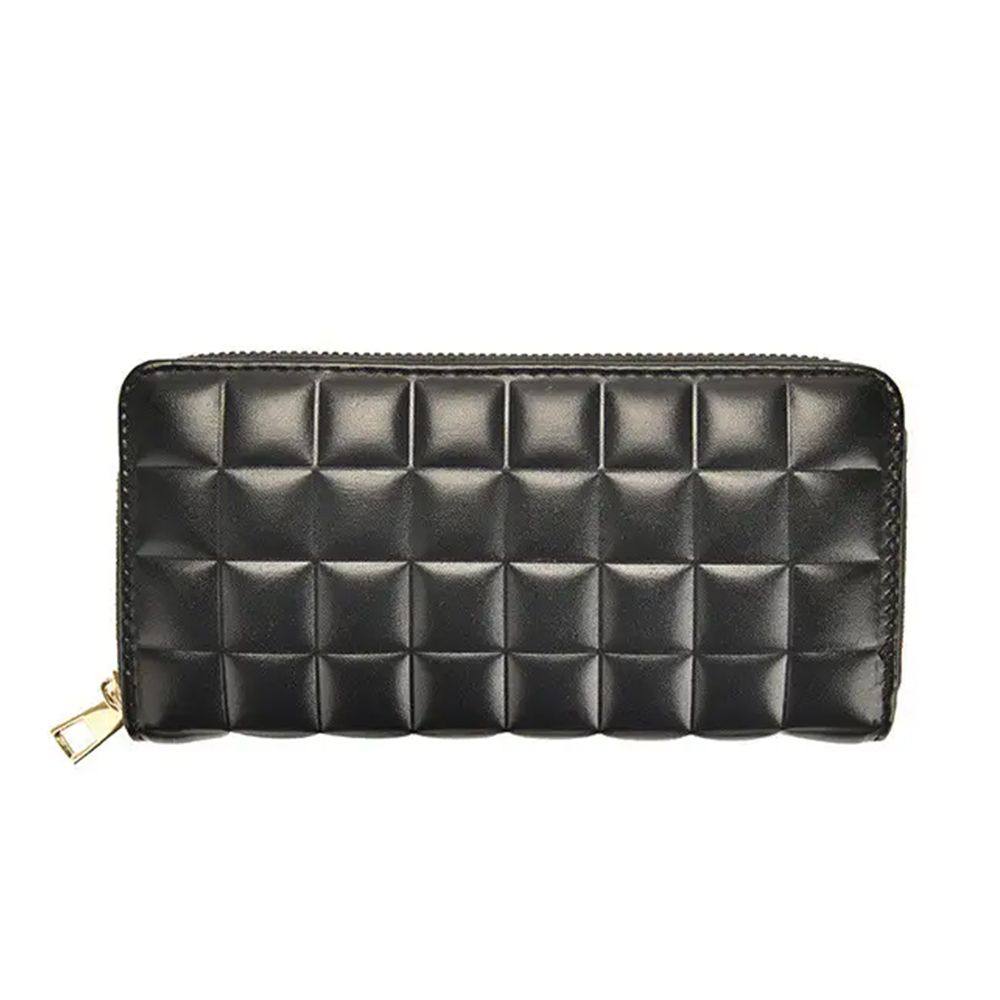 【Tory Barley 托里巴利】TRR-C024 方塊 壓印 拉鍊長夾-中