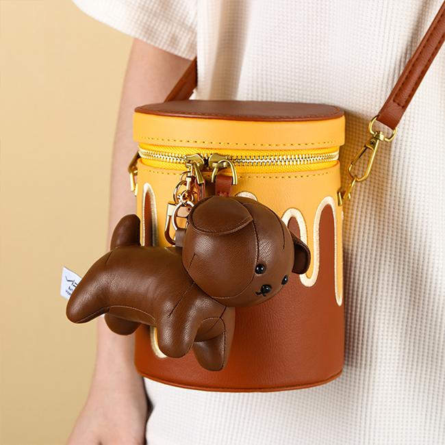 VIPO Miffy 米菲史納菲狗PU皮革公仔掛飾 -MIF37103