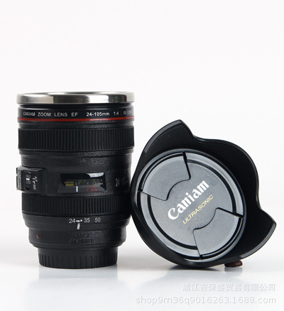 B&C Korea stainless steel SLR lens type thermos cup coffee cup cold water cup (B0265)