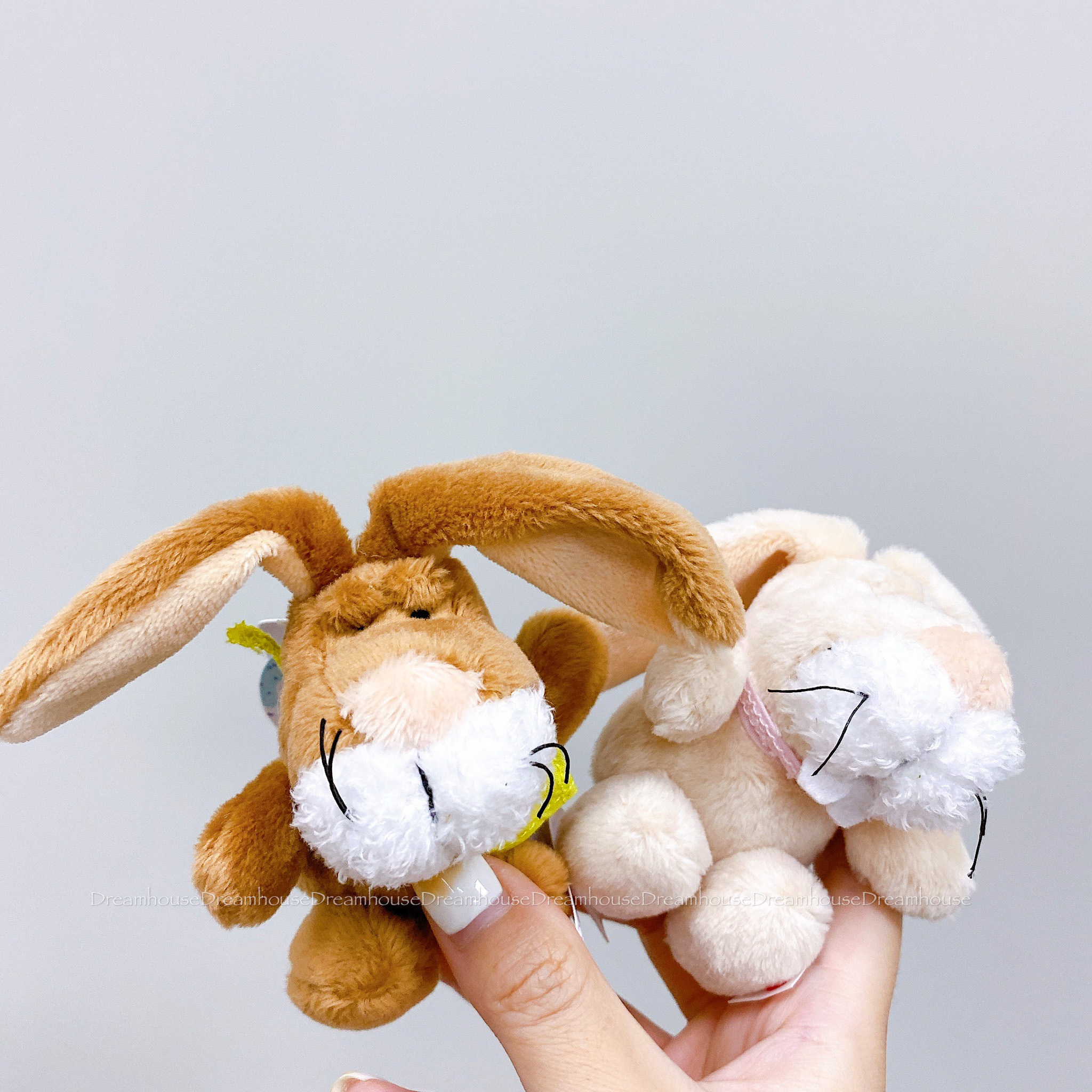 NICI 復古大耳兔 暴牙兔子 圍巾兔 兔兔 絨毛吊飾