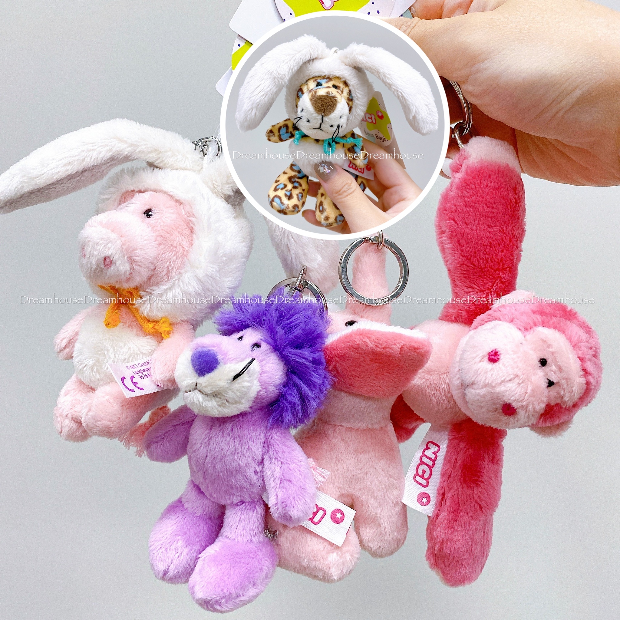 らいおん♡NICI♡タグ付　ゾウ・キャッツ2体セット NICI/ワイルドフレンズ ライオン ぬいぐるみ 120㎝（おもちゃ