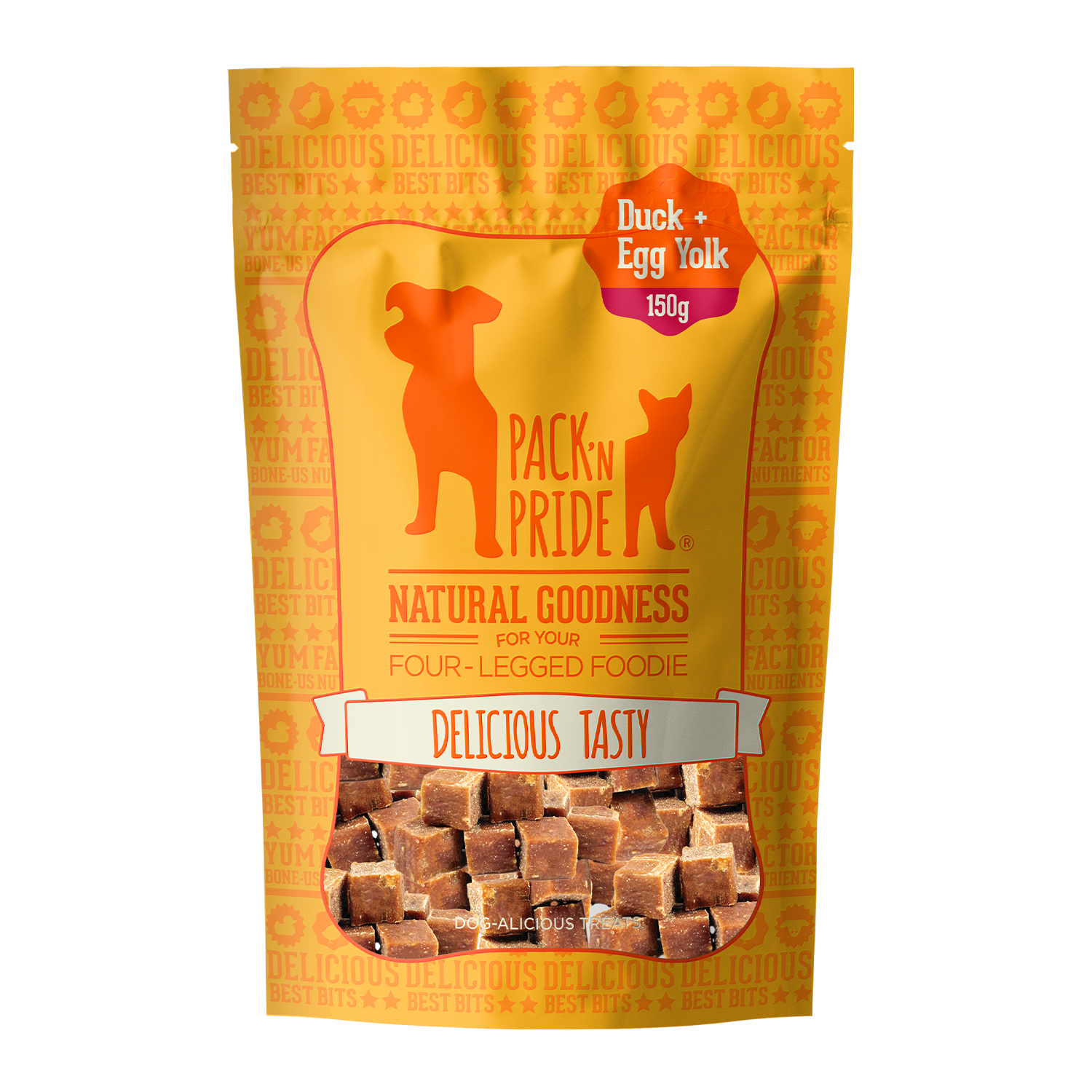 PNR90343- 蛋黃鴨肉粒 (150g) 狗小食