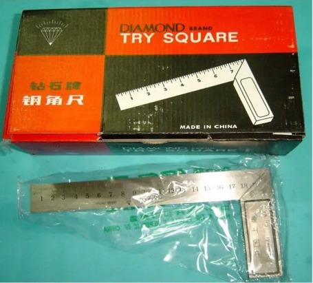 D022  鑽石牌鋼角尺