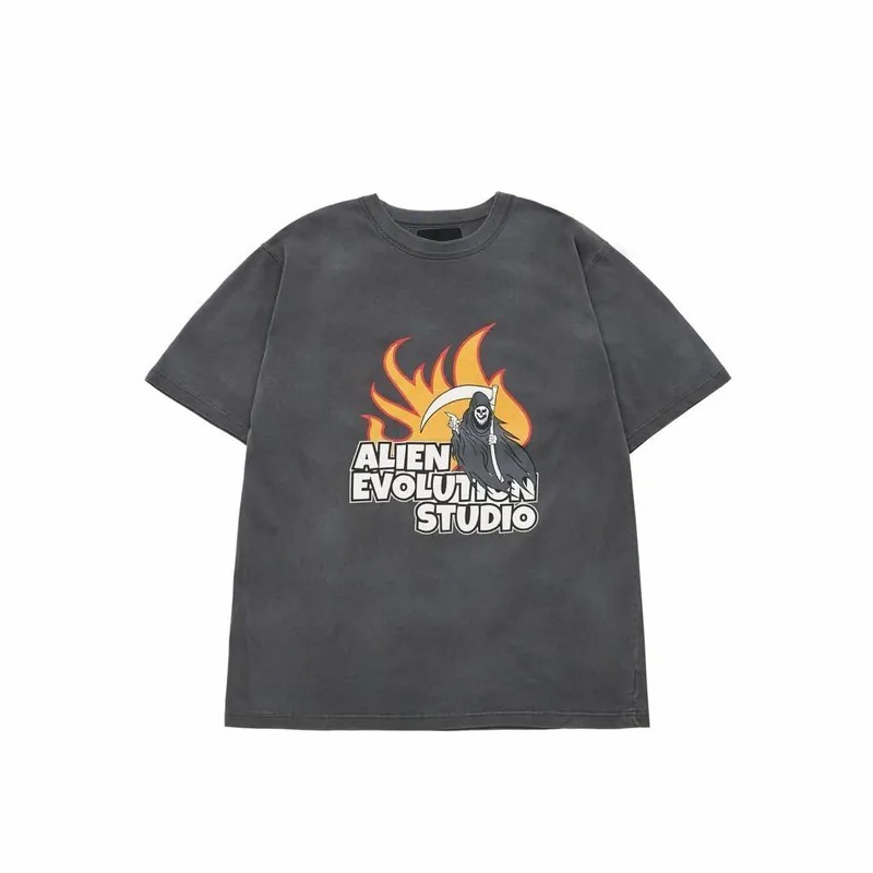 AES SICKLE DEATH DISTRESSED TEE