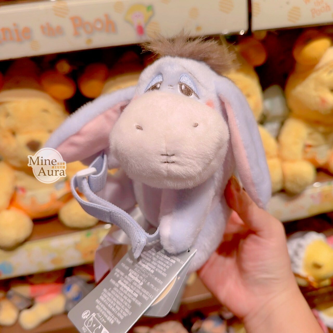 屹耳 Eeyore 娃娃 絨毛造型 抱抱 絨毛 造型 窗簾束帶 窗簾綁帶 小熊維尼 Winnie the Pooh -香港迪士尼樂園
