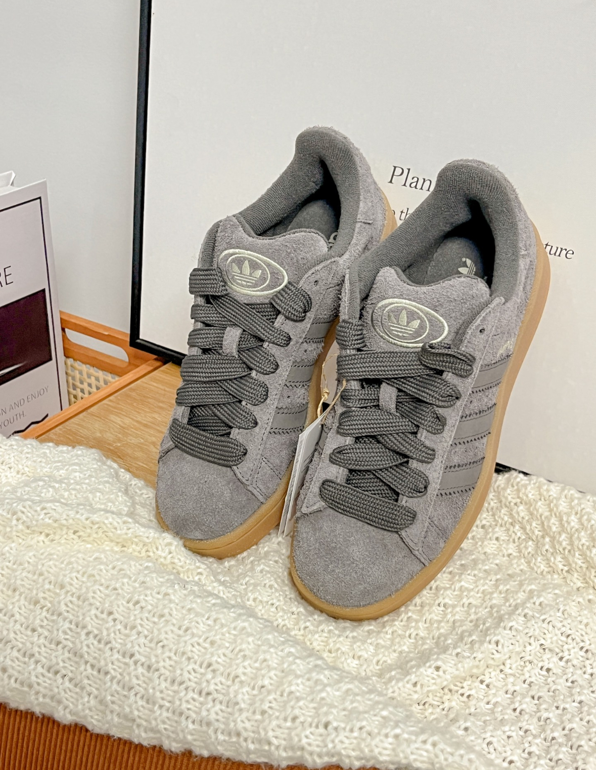 Adidas Originals Campus 00s 麵包鞋 灰紫色 灰色 麂皮 焦糖底 IH2661/預購