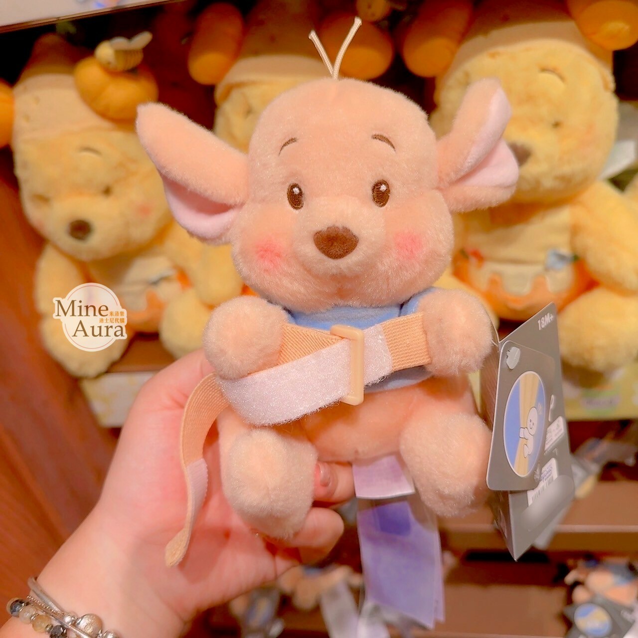 小荳 Roo 娃娃 絨毛造型 抱抱 絨毛 造型 窗簾束帶 窗簾綁帶 小熊維尼 Winnie the Pooh -香港迪士尼樂園