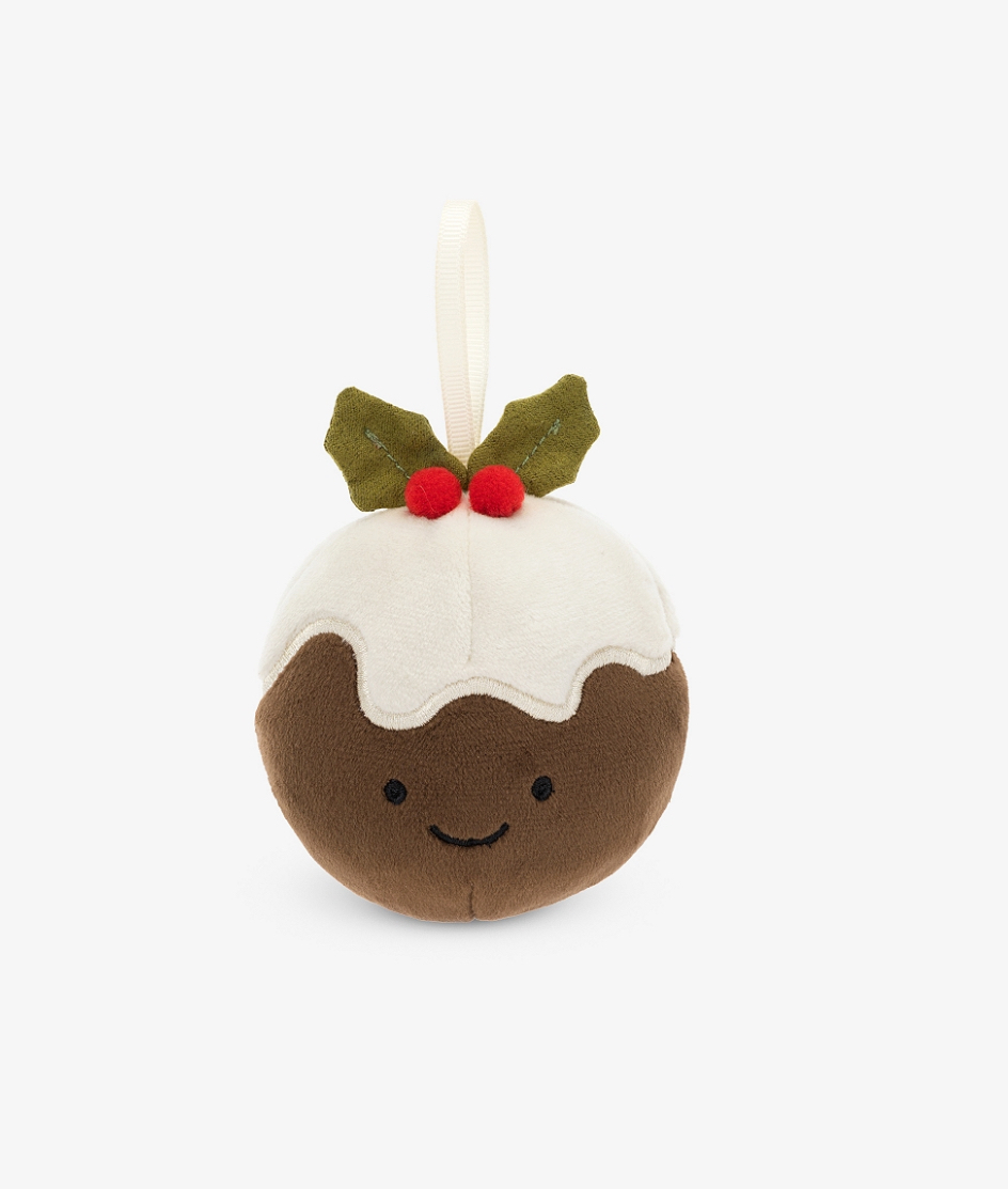 Jellycat Christmas Pudding 7cm Ornaments